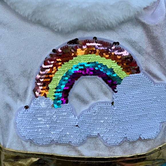 Kids' Rainbow Unicorn Halloween Costume Dress New - Picture 6 of 12